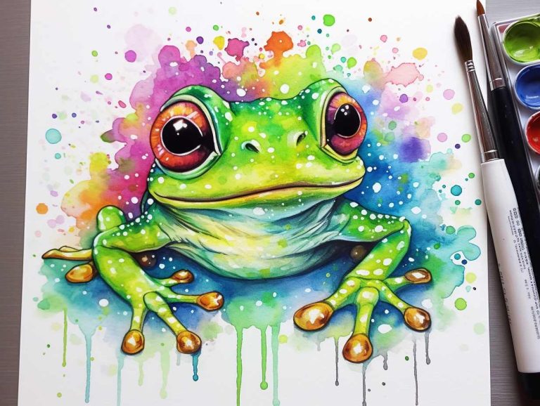 A lonely frog