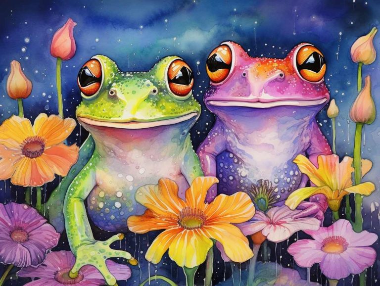 Cute frogs