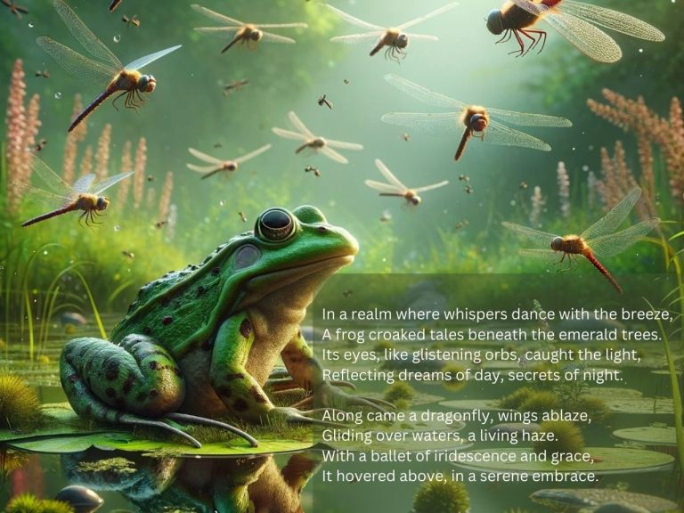 The Frog and the Dragonfly Poem