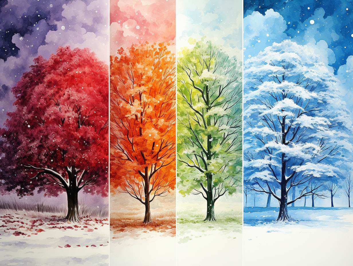 4 Seasons Greetings Poems