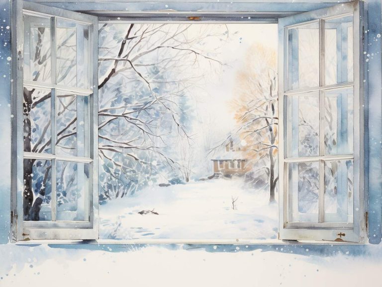 A winter window