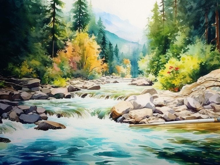 Amazing summer falls