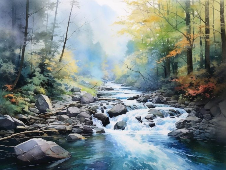 Natural scene depicting seasons of life