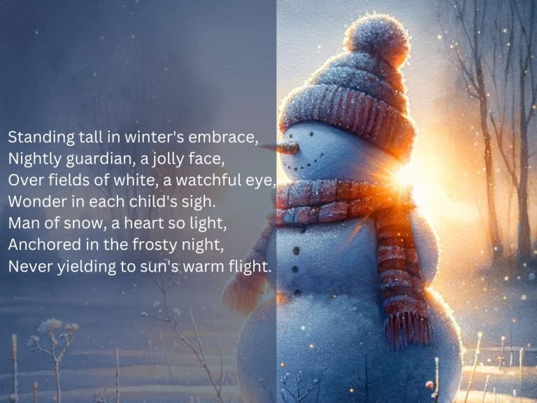 Acrostic Snowman Poems