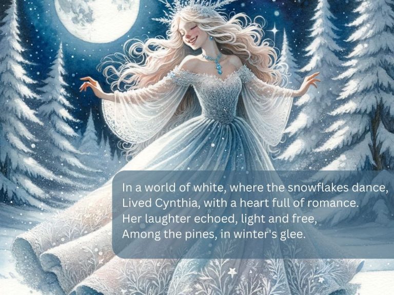 Cynthia in the Snow poem