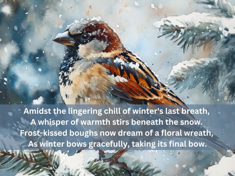Goodbye winter poem