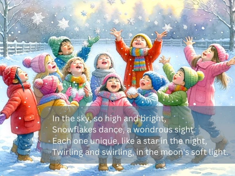 Kindergarten Snowflake Poem