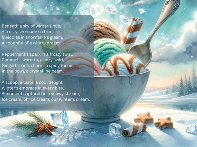 Poems about ice cream