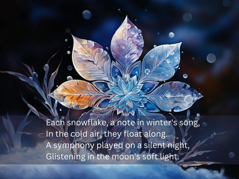 Poems on Snowflakes