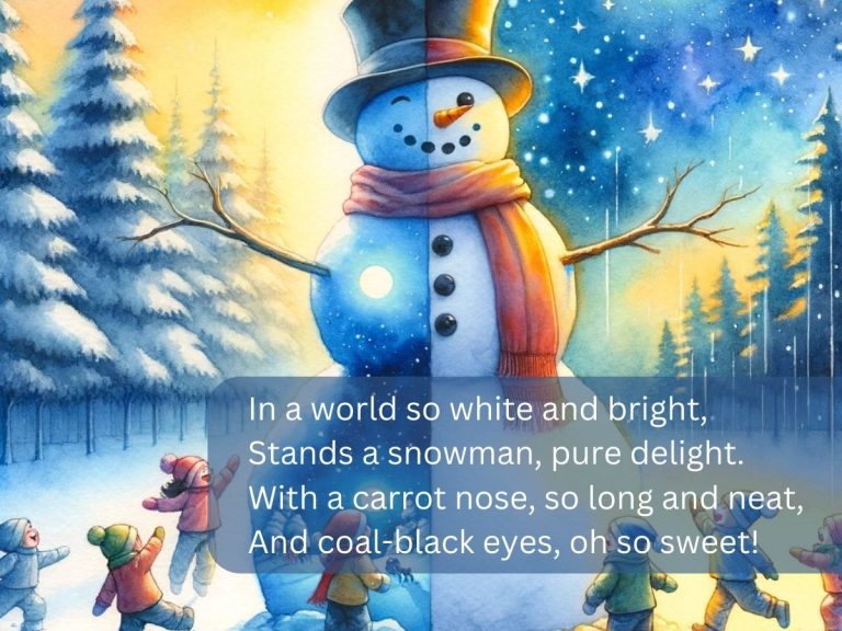 Preschool Snowman Poems
