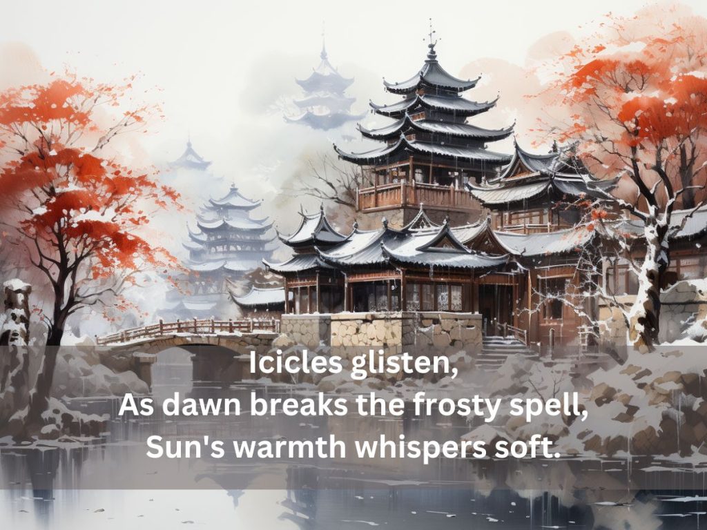 Winter Haiku Poems 5 7 5