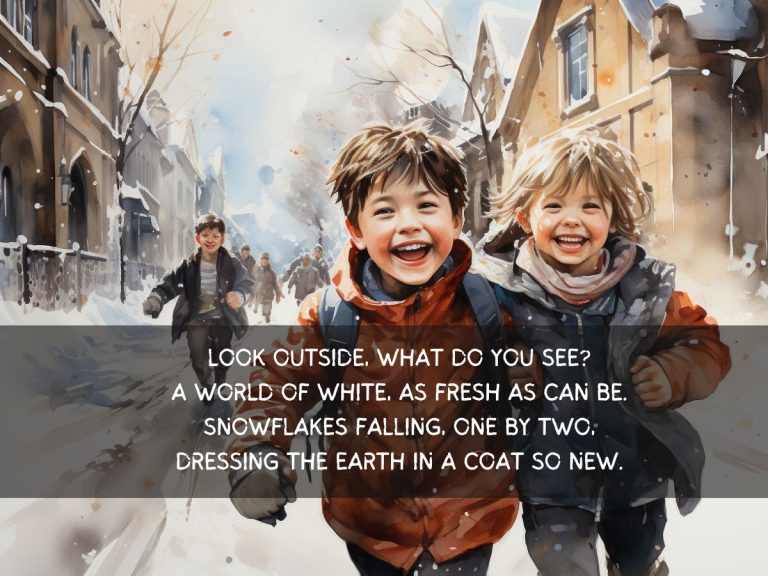 Winter poems for kindergarten