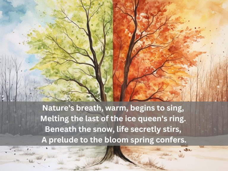 poems about the end of winter