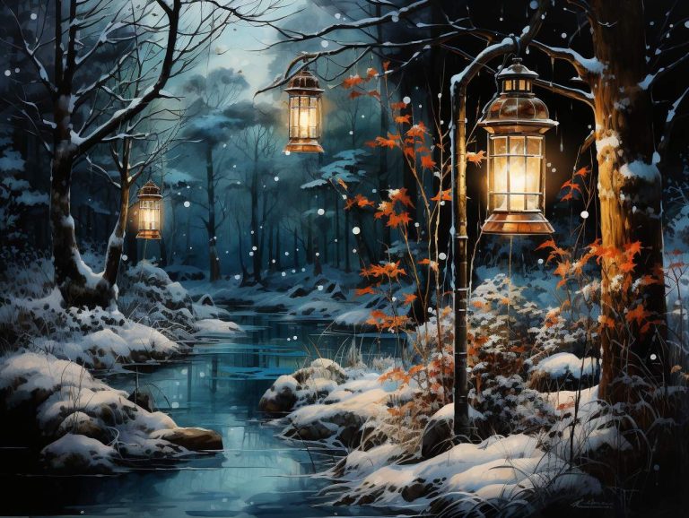 Winter night poem