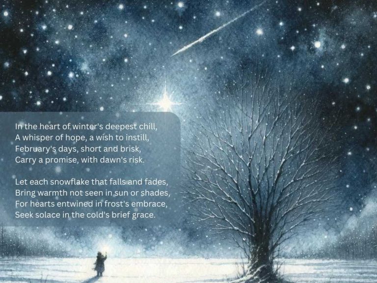 A Wish for February poem