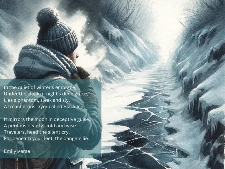 Black Ice Poem