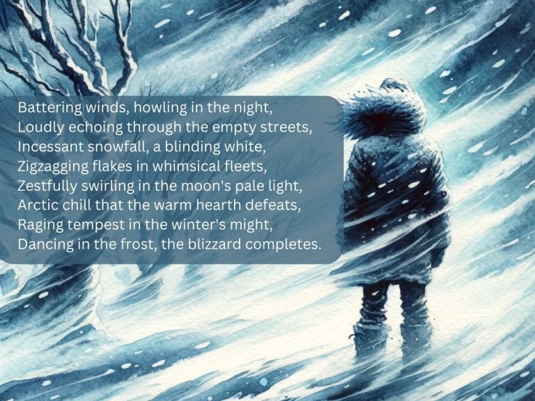 Blizzard Acrostic Poems