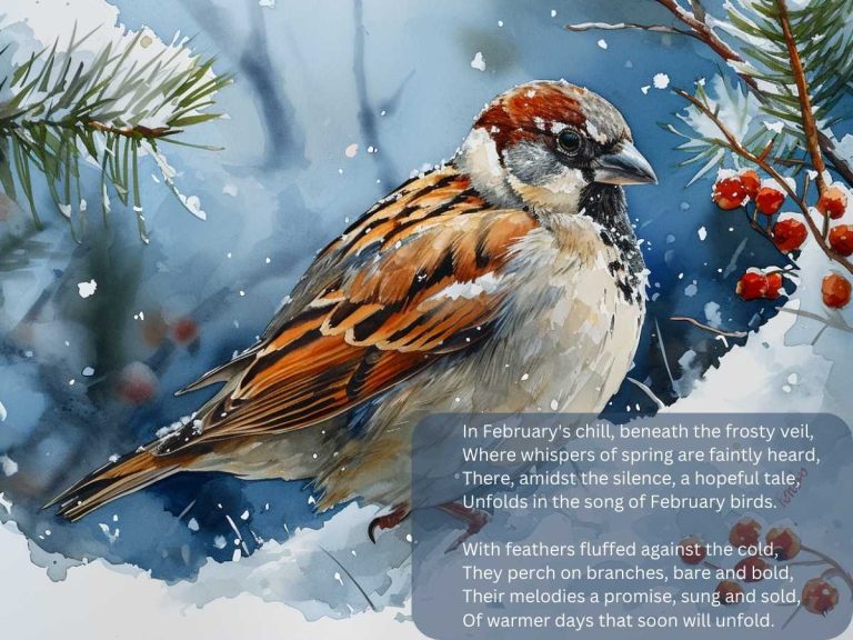 February Birds Poem