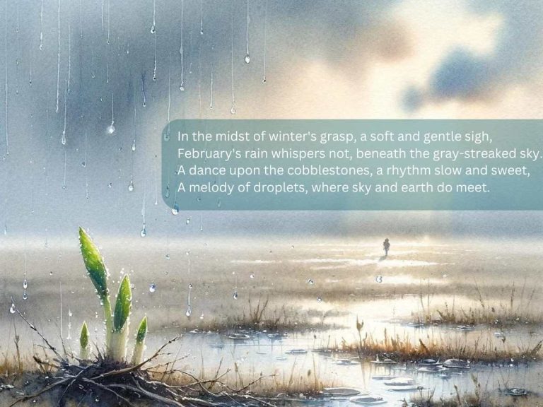 February Rain Poem