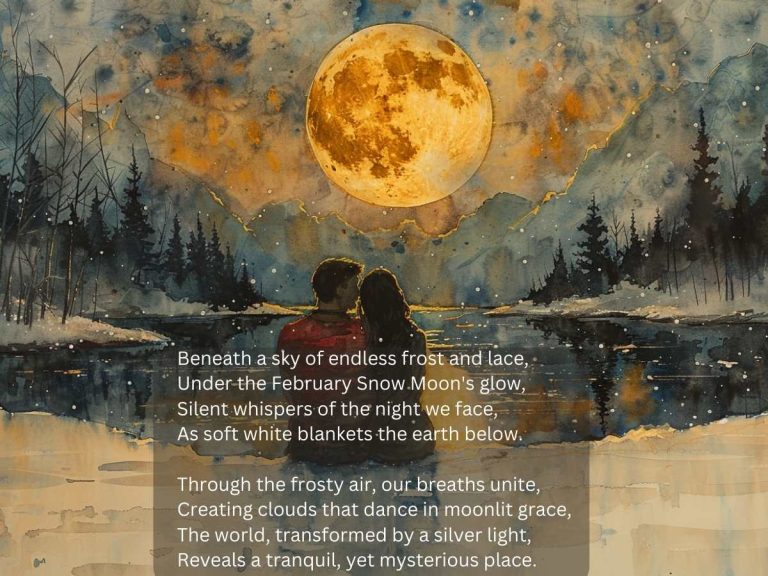 February Snow Moon Poem