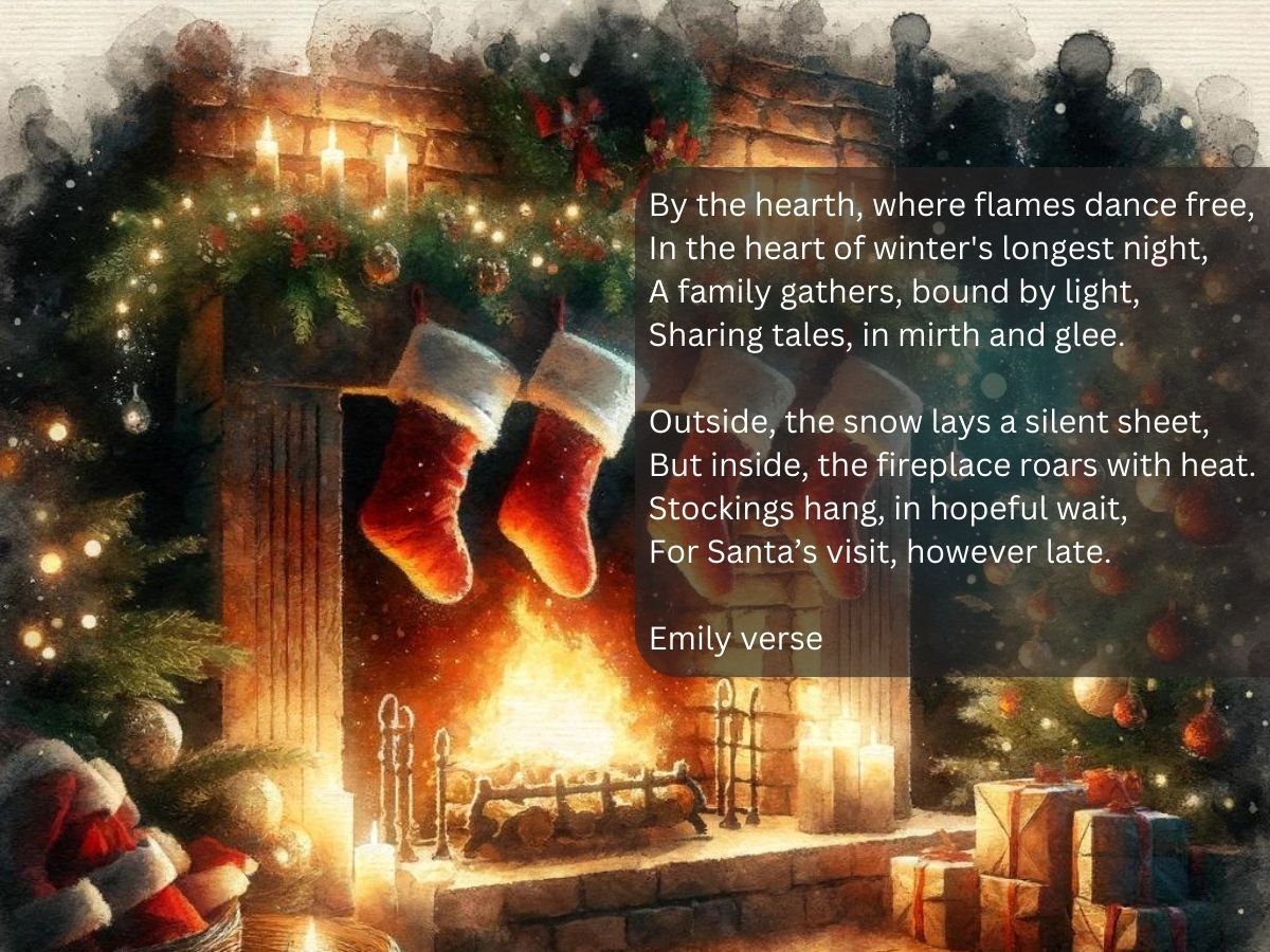 Fireplace Poems for Christmas