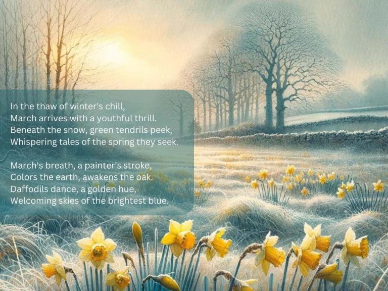 Hello March Poem