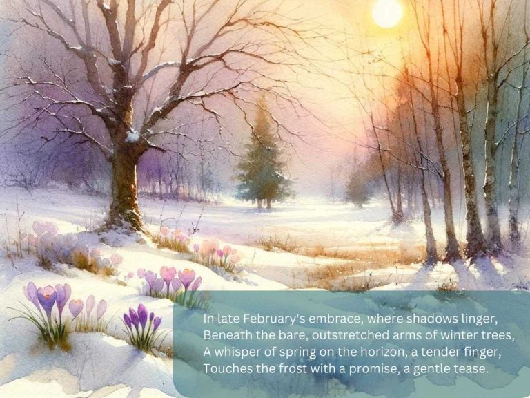 Late February Poem
