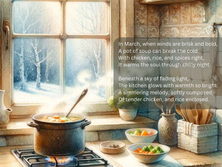 March Chicken Soup with Rice