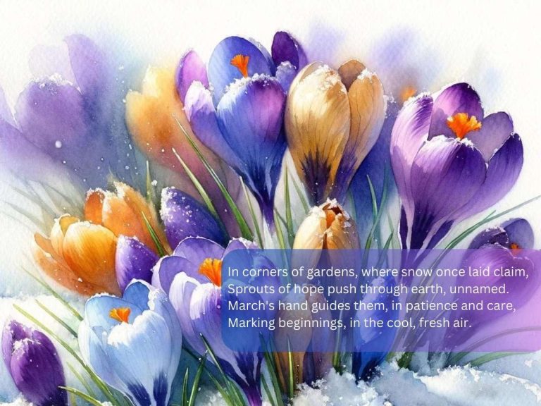 March Is Here Poem
