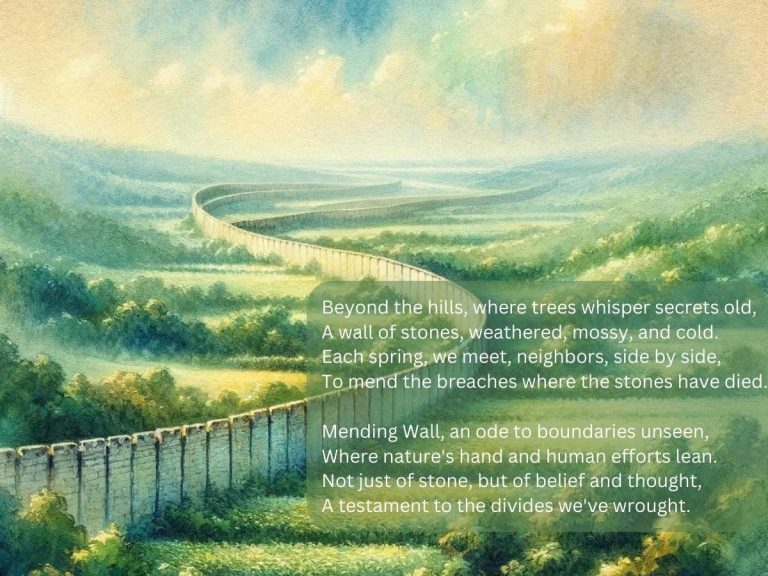 Mending wall poem