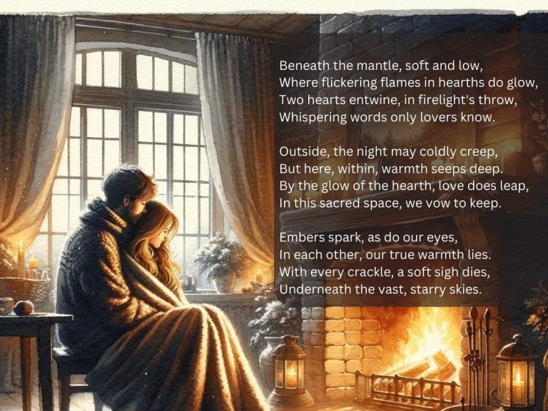 Romantic Fireplace Poems