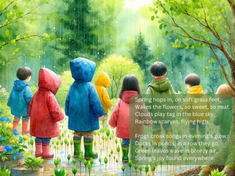 Spring Poems for Kindergarten