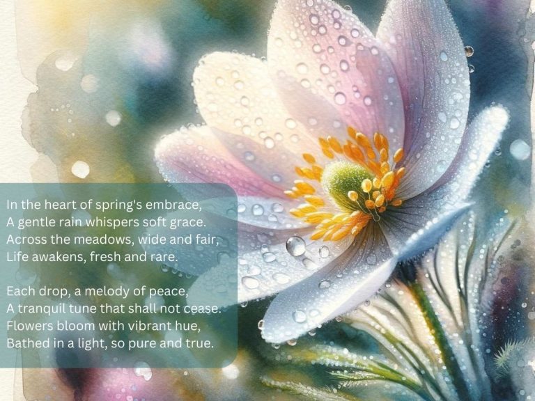 Spring Rain Poem