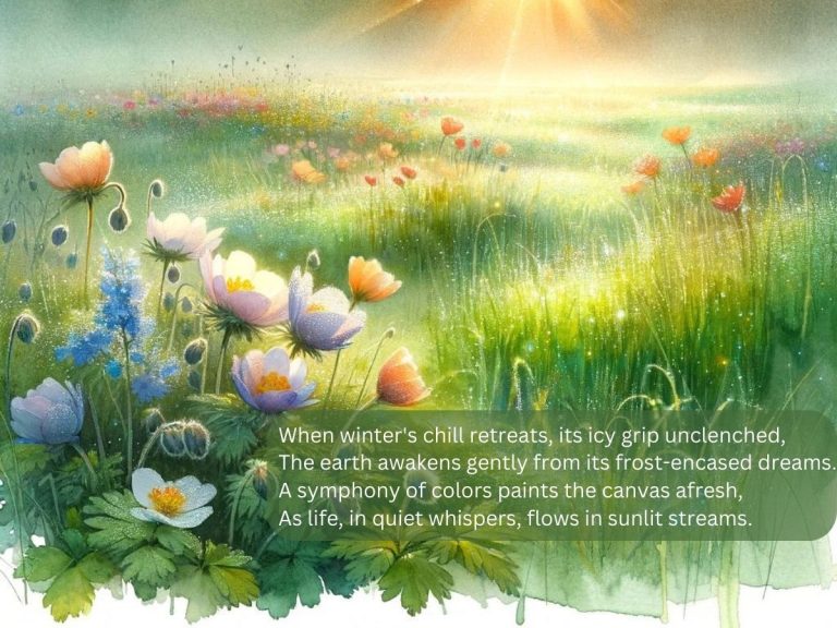 Spring and rebirth poem