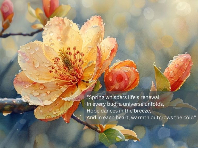 Spring poems quotes