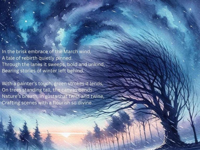 The March Wind Poem