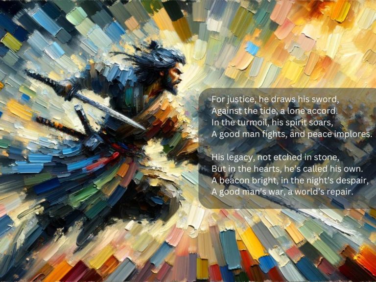 A Good Man Goes to War Poem