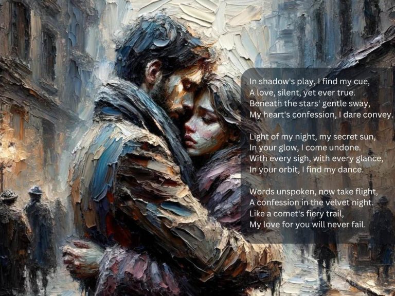 Confessing love poems