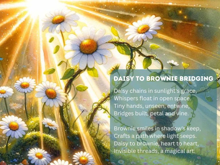 Daisy to brownie bridging poem