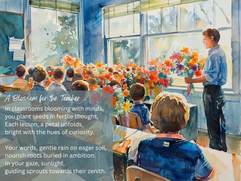 Flower Poems for Teachers