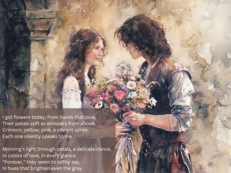 I Got Flowers Today Poem
