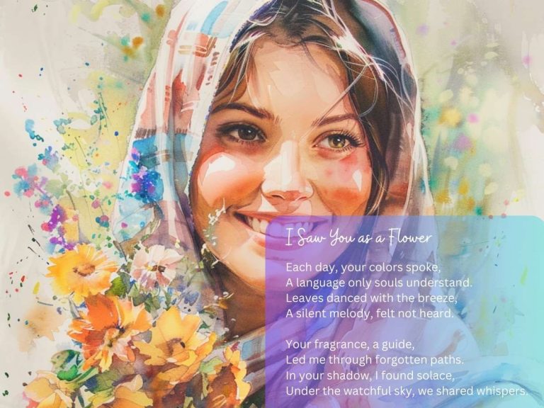I Saw You as a Flower Poem