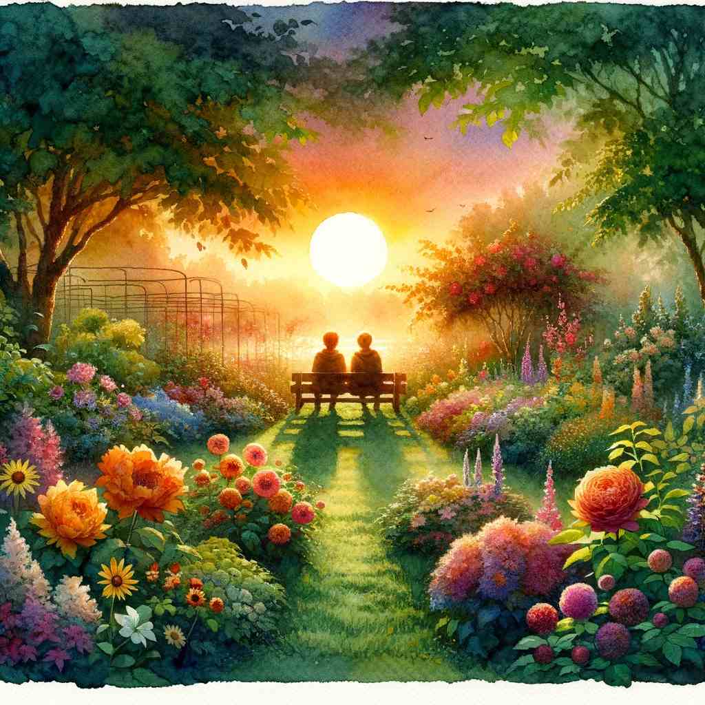 The vibrant and ever-growing garden of friendship