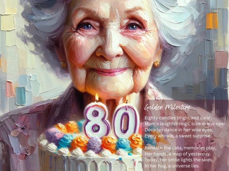 80th Birthday Poems for Mom