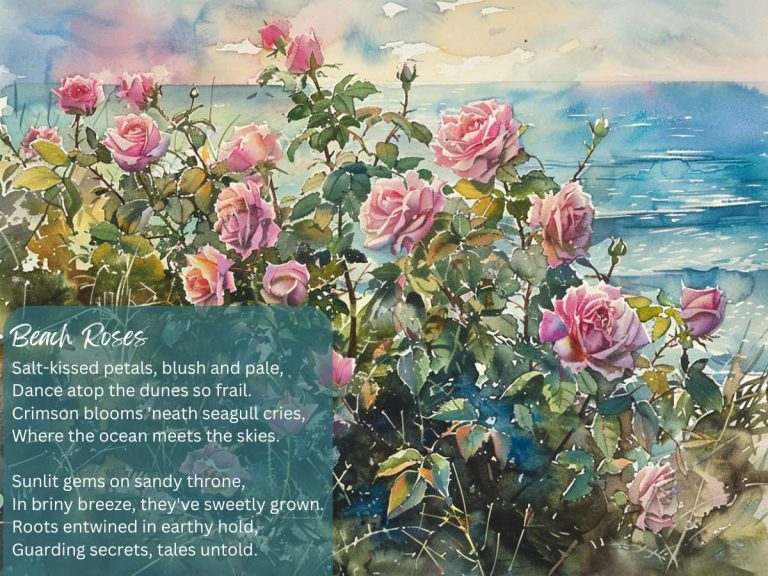 Beach Roses Poem