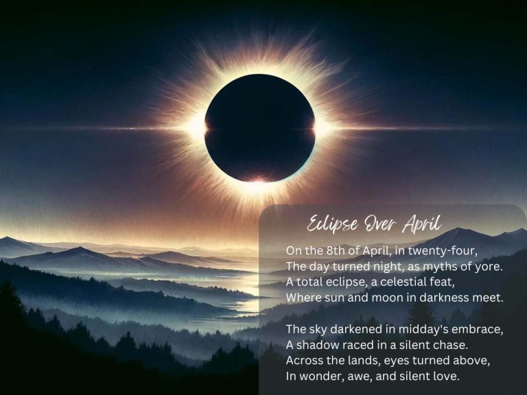 Eclipse Over April Poem