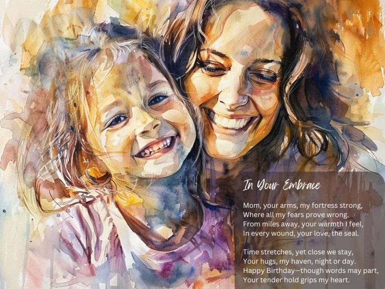 Happy Birthday Mom Poems That Will Make Her Cry