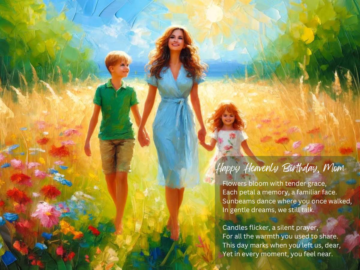 Happy Heavenly Birthday Mom Poems