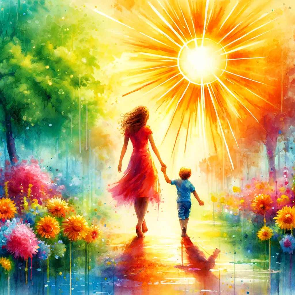 Joyful Walk in the Park