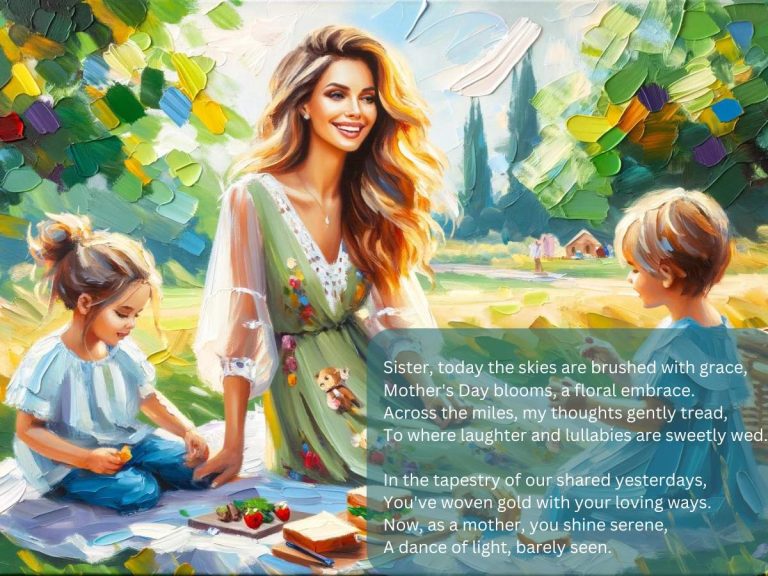 Mother's Day Poems to Sister